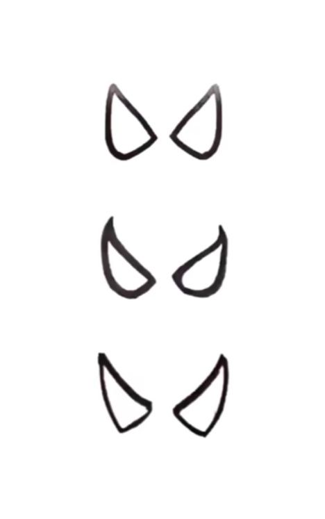 Spiderman Eyes Reference, Spiderman Eyes, Spiderman Oc, Spider People, Spider Drawing, Spiderman Suits, Spiderman Drawing, Eye Drawing, Drawing Ideas