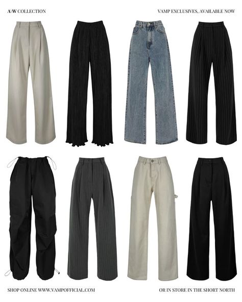 High Rise Wide Leg Jeans Outfit, Winter Trends 2023, Closet Must Haves, Cargo Pants Wide Leg, Baggy Pants Outfit, Dress Pants Outfits, Denim Jeans Outfit, Wide Leg Jeans Outfit, Baggy Dresses