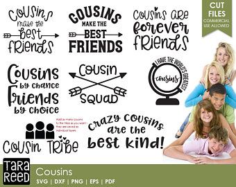 Cousins svg | Etsy Cousin Sayings, Movie Character Quotes, Crazy Cousins, Cousin Quotes, Quotes Family, Dear Daughter, Meant To Be Quotes, Family Svg, Character Quotes