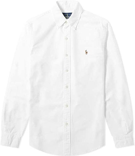 Ralph Lauren Mens, White Polo, Lauren White, Oxford Shirt, Ralph Lauren Shirt, Polo Ralph Lauren Mens, Ralph Lauren Men, Favorite Shirts, White Shirt