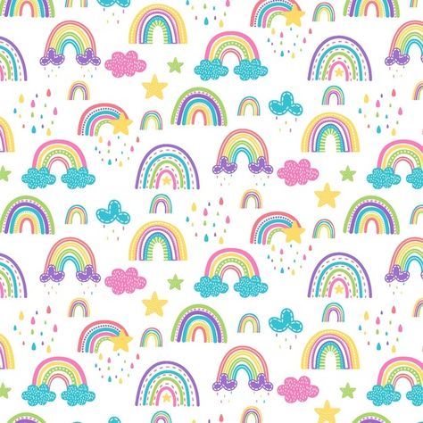 Rainbow Pattern Design, Unicorn Backgrounds, Pastel Color Background, Kawaii Unicorn, 2160x3840 Wallpaper, Animal Print Wallpaper, Rainbow Aesthetic, Unicorn Pattern