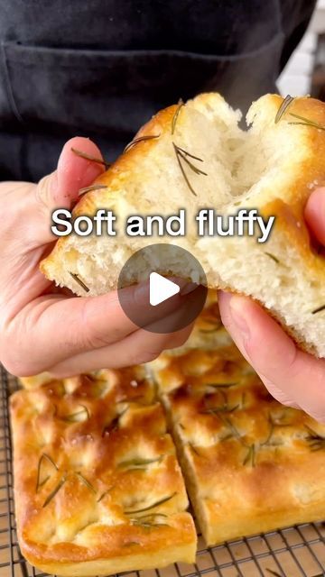 Nico Pallotta on Instagram: "No knead Focaccia.  This easy focaccia recipe will yield a perfectly baked bread with a golden crisp crust and a soft, airy crumb.  You can make it on the day, in about three hours. Or, use the cold refrigerator dough method, letting it mature overnight in the fridge.  Fun fact: In Italy, focaccia places are as frequent as McDonald’s and Starbucks combined in the US.  They are everywhere! And they are all (or almost all) family-owned, meaning that everyone makes slightly different focaccia according to their family history and traditions, which is fantastic ❤️  FOR THE DOUGH 1¾ cups (440 grams) lukewarm water 2 teaspoons (7 grams) instant dry yeast substitute active dry yeast 2 teaspoons (8 grams) sugar 4 cups (600 grams) all-purpose flour or bread flour 3 teas Rhodes Focaccia Bread, Ficcotia Bread Recipe Easy, Yeast Substitute, Foccacia Bread Recipes, Refrigerator Dough, No Knead Focaccia, Easy Focaccia Recipe, Xmas Windows, Easy Focaccia