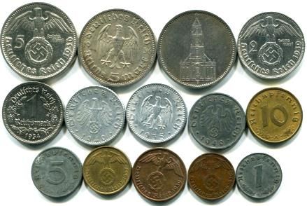 German Coins, Old Coins Value, Money Collection, German History, American Coins, Coin Values, Commemorative Coins, Coin Set, World Coins