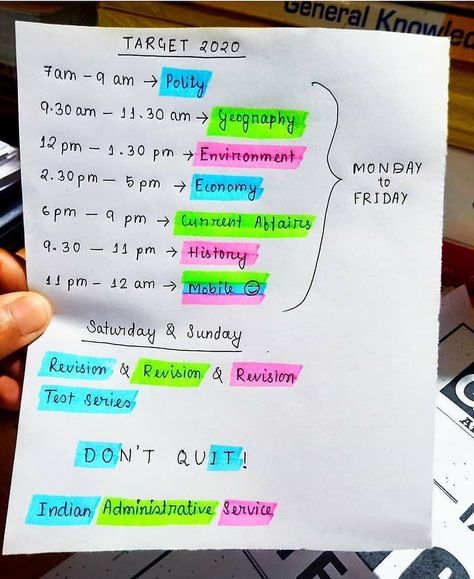 585 Likes, 5 Comments - UPSC PRELIMS 🇮🇳 (@upscprelims.in) on Instagram: “Time Table 🎯🔜👮 . . Follow-@upscprelims.in . #upscpathshala #aspirant #upsc #upscroom #upscbooks…” Ias Officers, Civil Service Exam, Upsc Ias, Time Table, Instagram Time, Life Quotes, India, Quotes, On Instagram