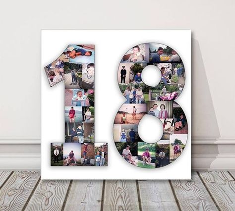 Canvas Photo Collage, Photo Collage Canvas, Collage Foto, Diy Graduation, Baby Theme, Collage Canvas, Photo Collage Gift, Canvas Photo, Beautiful Collage