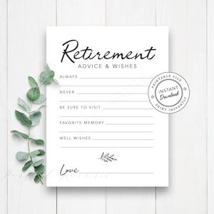 Retirement Mad Libs Funny Retirement Party Games Retirement | Etsy Bridal Shower Advice Cards, Wishes For The Bride, Bridal Shower Advice, Retirement Advice, Retirement Ideas, Retirement Celebration, Wedding Shower Games, Wedding Favor Stickers, Baby Shower Stickers