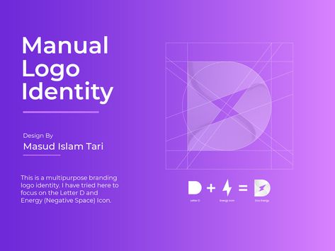 D Energy Logo modern manual logo identity Design on Behance Energy Brand Identity, Logo Identity Design, Space Icons, Energy Logo, Logo Identity, Logo Modern, Identity Design Logo, Design Icon, Logo Branding Identity