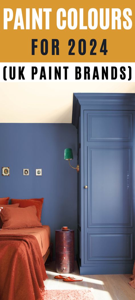 We’re sharing all of the best 2024 paint colours for UK based brands as they are revealed - featuring Dulux, Earthborn, Farrow & Ball and beyond! Click through to discover the top shades for 2024. Peacock Blue Paint, Dulux Timeless, Dulux Paint Colours, Victorian Colors, Coloring For Boys, Dulux Paint, Trending Paint Colors, Farrow And Ball Paint, Farrow And Ball