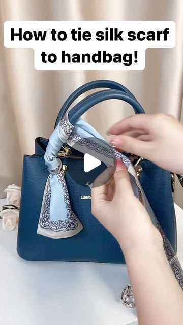 366 likes, 7 comments - ilymix, May 9, 2024: "How to tie silk scarf on handbag! #fashionhacks #handbag #handbagaddict #baglover #bagaddict #silkscarf". Scarf Tied On Purse, How To Tie Scarf On Bag, Scarf On Handbag, Tie Silk Scarf, Scarf On Bag, Tie Scarf, Scarf Tying, Bag Handle, Silk Scarf