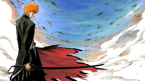 Bleach Ichigo Bankai, Ichigo Bankai, Tensa Zangetsu, Ichigo Kurosaki Wallpaper, Ichigo Manga, 1366x768 Wallpaper, Yoruichi Shihouin, Kenpachi Zaraki, Ichigo Y Rukia