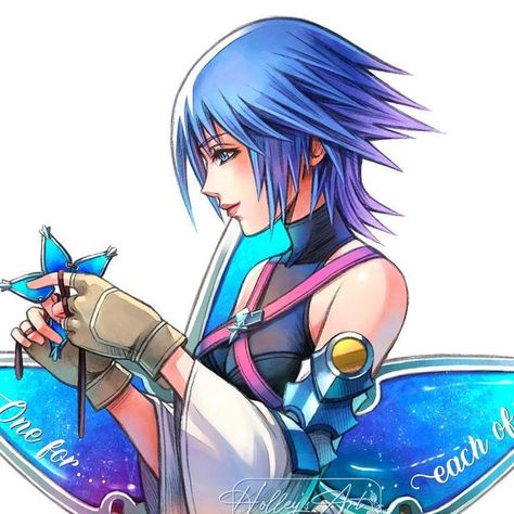 H💫lley on Instagram: "Wayfinder Aqua 💙🌠 New keychain design! If you want one, click the link in my bio😊 (➡️ HolleysArtBoutique) Thank you Kayleen for suggesting this 💙🙏🏻 #aqua #kingdomhearts #khbbs #bbs #birthbysleep #aquakingdomhearts #terra #ventus #ven #wayfinder #kh" Kh Aqua Fanart, Aqua Kh Icon, Terra Kh, Aqua Tattoo, Kh Aqua, Ventus Kingdom Hearts, Kingdom Hearts Pfp, Kingdom Hearts Aqua, Aqua Kingdom Hearts