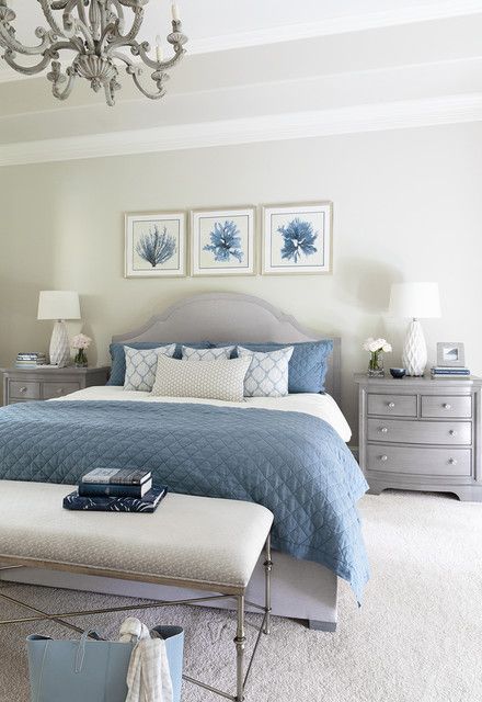 Beach Style Bedroom, Beautiful Bedrooms Master, Coastal Bedrooms, Coastal Bedroom, Elegant Bedroom, Blue Rooms, Blue Bedroom, Master Bedrooms Decor, Remodel Bedroom