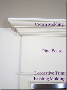 Door moldings Garage Door Trim Ideas, Door Trim Ideas Moldings, French Door Ideas, Door Trim Ideas, Door Crown, Garage Door Trim, Basement Doors, Trim Moulding, Trim Ideas