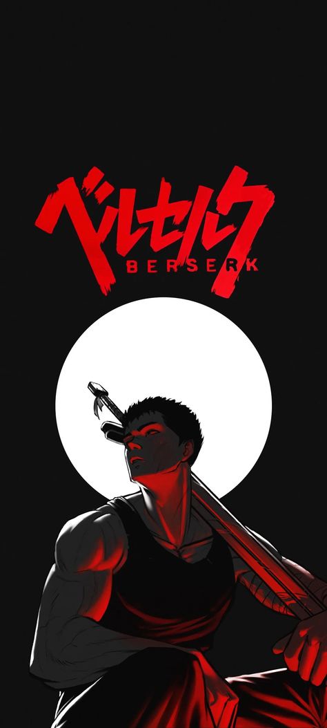 Guts Wallpaper, Dark Knight Wallpaper, Berserk Anime 1997, Berserk Guts, Madara Wallpaper, Dragon Wallpaper Iphone, Film Poster Design, Vintage Poster Design, Anime Wallpaper Phone