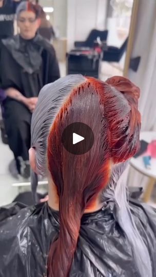 135K views · 1.3K reactions | Copper and Silver Color Blocking 🔥🩶 These colors look AMAZING! By @hellsbellshair   #silverhair #copperhair #haircolor #hairtrends # | Hair Color Clique | Hair Color Clique · Original audio Peekaboo Fall Hair Color, Copper Color Blocking Hair, Color Block Placement Hair, Red And Blue Hair Ombre, Colorblock Hair Placement, Two Tone Red Hair Color Ideas, Peak A Boo Hair Dye Ideas, Color Blocking Hair Ideas, 2 Tone Hair Color Ideas