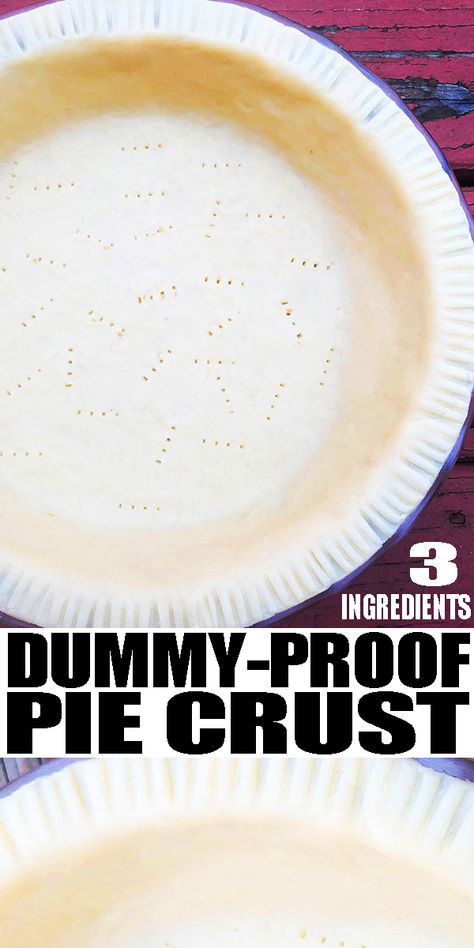 Ninja Pie Crust Recipe, 3 Ingredient Pie Crust, Pie Crust Butter Only, Easy Pie Crust 3 Ingredients Butter, Easy Pie Dough Recipe Simple, Easy Pie Crust Recipe 3 Ingredients, Pie Crust Made With Butter, Easy Pie Crust 3 Ingredients, How To Make Pie Crust