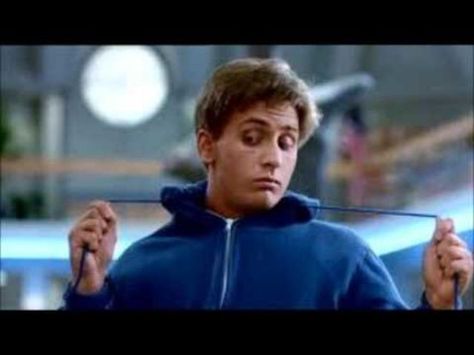 You walk into a shop, but you don't have enough money for what you want to buy. Do you... Breakfast Club Gif, Andrew Clark, John Bender, Breakfast Club Movie, Emilio Estevez, Brat Pack, Out Of Your Mind, Hometown Heroes, 80s Movies