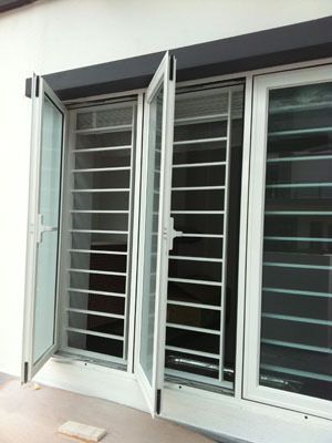 Pros And Cons On Using Aluminium Window Grill #windowgrill #renovation #window Aluminium Windows With Grill, Upvc Windows Grill Design, Aluminium Windows Design, Upvc Windows Design, Grill Design Modern, Indian Window Design, Grills Design, Wooden Window Design, Window Grills