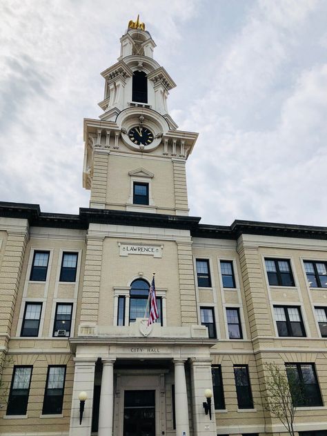 Entryway City Hall. Lawrence, Massachusetts. Paul Chandler April 2018. Lawrence Massachusetts, Rick Steves, Cape Ann, Road Adventure, Historic Buildings, City Hall, Ferry Building San Francisco, Massachusetts, New England