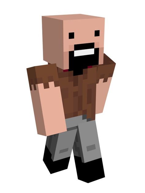 Minecraft Notch, Bald Beard, Minecraft Creator, Minecraft Skin, Lord And Savior, Our Lord, The Dreamers, Minecraft, Skin