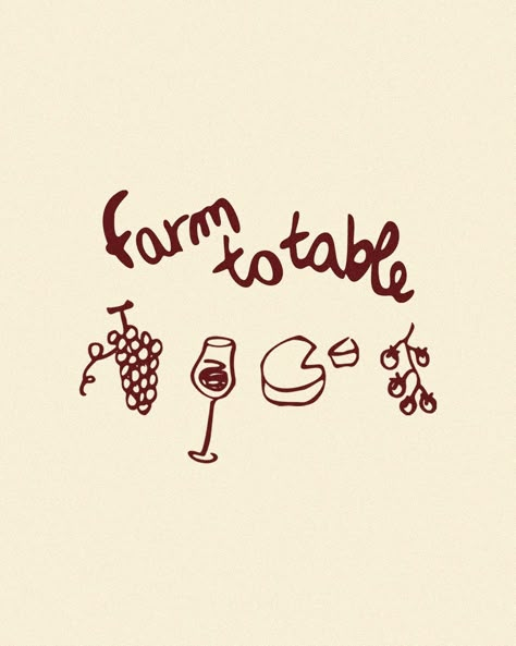 Flore | graphiste | graphic designer | 🍷🍇 Branding for Farm to Table, a brief by @modernbrief - part 1/2 I used @pacdora for my packaging mockups 🎨 Visit www.pacdora.com and… | Instagram Wine Club Logo, Wine Shop Branding, Wine Brand Logo, Wine Bar Branding, Wine Logo Design Ideas, Bar Branding Design, Wine Bar Logo, Wine Branding Design, Ipad Doodles