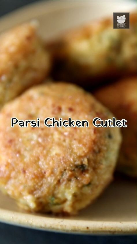 Parsi Dishes, Parsi Recipes, Gluten Free Indian Food, Parsi Food, Chicken Cutlet Recipes, Minced Chicken, Chicken Cutlet, White Sauce Recipes, Fish Curry Recipe