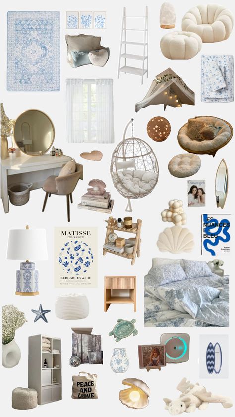 Room aesthetic-coastal granddaughter-room makeover-beachy decor-room decor Beachy Bedroom Decor, Surf Room Decor, Coastal Room Decor, Ocean Room Decor, Beachy Room Decor, Beach Room Decor, Surf Room, Salon Suites Decor, Beachy Room