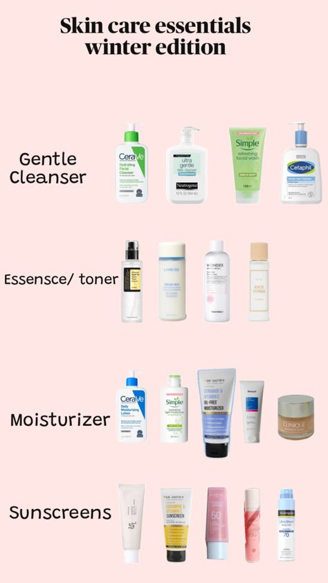 My skincare favourite that keep my skin hydrated during winters. #skincare #beauty #dotandkey #hydration #winteressentials #laniege #snailmucin #gentlecleanser #simple #cerave #tonymoly #sunscreen #drsheth #indianskincare #indianproducts #koreanskincare Cetaphil Cleanser, Brightening Skincare, Winter Skin Care Routine, Clear Skin Face, Night Time Skin Care Routine, Fragrances Perfume Woman, Winter Skin Care, Hydrating Moisturizer, Winter Skin