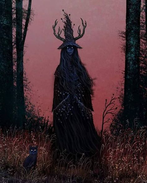 Andy Kehoe, Baba Jaga, Arte Peculiar, 다크 판타지, Witch Art, Witch Aesthetic, Fairytale Art, Arte Fantasy, Black Cats