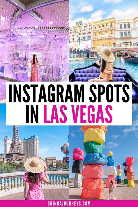 Discover the 10 best places to take pictures in Las Vegas, Nevada, including the Neon Museum, Seven Magic Mountains, the Bellagio fountains, and more! | Instagram spots in las vegas | photo spots in las vegas | instagrammable places in las vegas Las Vegas Trip Planning, Bellagio Fountains, Best Places To Take Pictures, Vegas Trip Planning, Las Vegas Pictures, The Neon Museum, Places To Take Pictures, Vegas Outfits, Las Vegas Outfit