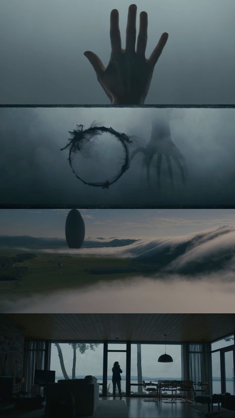 Arrival Denis Villeneuve, Dennis Villeneuve Cinematography, Sci Fi Cinematography, Denis Villeneuve Cinematography, Horror Movie Cinematography, Dune Cinematography, Movie Stills Aesthetic, Arrival Aesthetic, Scifi Photography