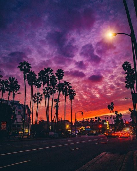 California Pictures, Sky Pics, California Sunset, Purple Sunset, California Landscape, Neon Aesthetic, California Dreamin', Black Aesthetic, Dream Vacations