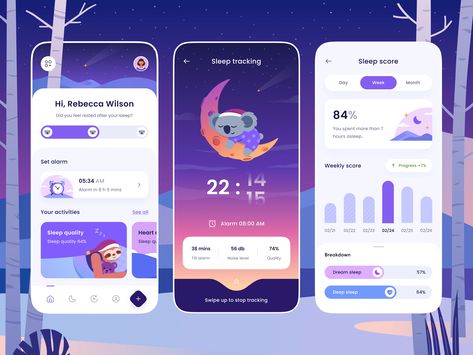 Current Graphic Design Trends, App Design Trends, Emotion Regulation, Ui Ux 디자인, Wellness Apps, Minimalist Graphic Design, Sleep Therapy, Mobile App Design Inspiration, Meditation Apps