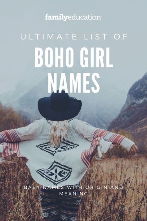 Boho Girl Names, Bohemian Baby Names, Bohemian Names, Hippie Names, Unique Girl Names, Girls Names, Bohemian Baby, Toddler Discipline, Unique Baby Names