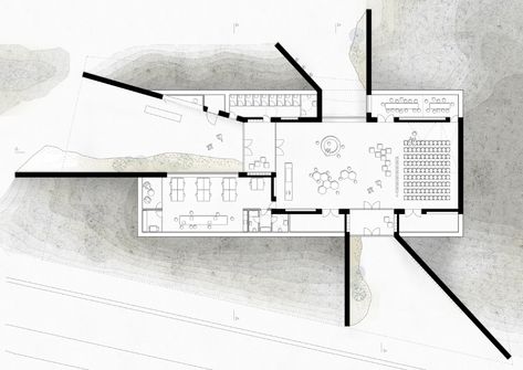 Visitor Center Architecture, Visitor Center Design, Wooden Window Frames, Architectural Competition, Concrete Structure, Information Center, Visitor Center, Aarhus, Roof Design