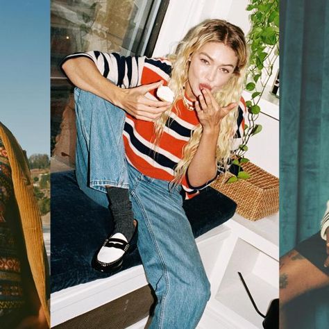 How To Nail The Eclectic Grandpa Trend Guest In Residence, Gigi Hadid Outfits, Grandpa Style, Gigi Hadid Style, Leandra Medine, Hadid Sisters, Emma Chamberlain, Zoe Kravitz, Hadid Style