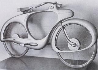 The bike was designed by Ben Bowden back in 1946 - isn't it magnificent. It's called "The Bicycle of the Future".  -Michael Nelson Raymond Loewy Design, Raymond Loewy, Streamline Moderne, Art Appliqué, Design Movements, Streamline Design, Deco Furniture, Art Deco Furniture, Bicycle Design