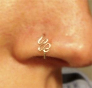 Cool Nose Piercings, Nose Cuffs, Double Nose Ring, Nose Cuff, Nose Rings Studs, Piercing Nose, Silver Nose Ring, Gold Nose Rings, Nose Rings Hoop