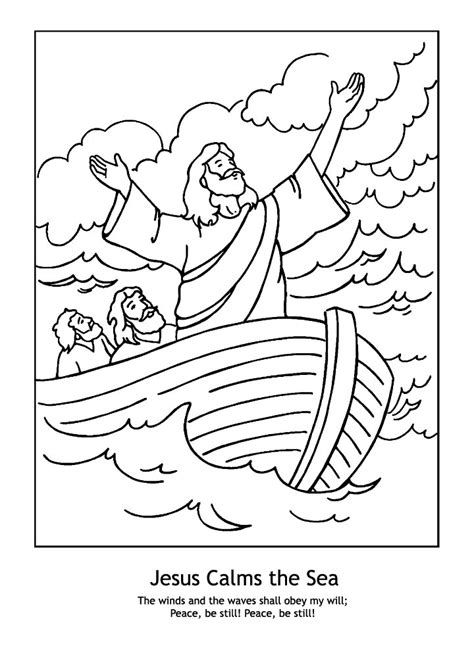 Jesus Calms The Storm - Free Coloring Pages Sunday School Coloring Sheets, Free Bible Coloring Pages, Bible Coloring Sheets, Whale Coloring Pages, Jesus Calms The Storm, Jesus Coloring Pages, Sunday School Coloring Pages, Easter Coloring Book, Jonah And The Whale