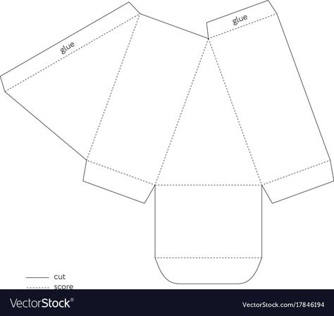 Paper Cake Template Free Printable, Paper Cake Box Template, Diy Cake Slice Boxes, Gable Box Template, Birthday Cake Slice Box Template, Cake Slice Packaging, Paper Cake Slice Boxes, Cake Slice Box Template, Cake Slice Boxes