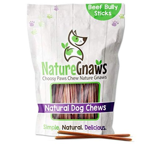 5 Best Bully Sticks for Dogs [2021 Reviews]: All Natural Chews! Beef Jerky Sticks, Beef Dog Treats, Bully Sticks For Dogs, Dog Dental Health, Natural Dog Chews, Bully Sticks, Senior Dogs, Dog Dental, Beef Bones