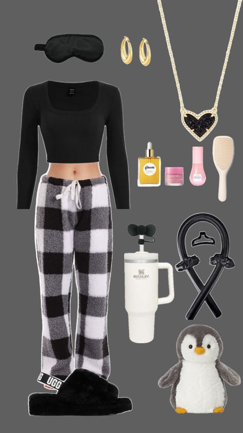 cute, cute outfit, outfit, sleepover, sleepover outfit, pj, pj pants, outfit inspiration, outfit inspo, inspo Pj Pants Outfit, Sleepover Outfit, Cute Sleep, Christmas Fits, Sleep Over, Cute Pjs, Flower Gift Ideas, Casual Preppy Outfits, Cute Cute