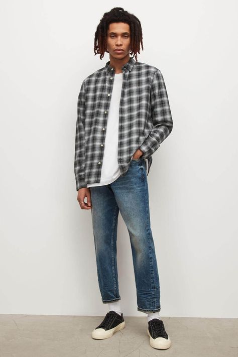 Layered Flannel Outfit, Outfit With Flannel, Flannel Shirt Outfit, Flannel Outfit, Cut Blazer, Shirt Outfit Men, American Workwear, Mens Fashion Work, Flannel Outfits