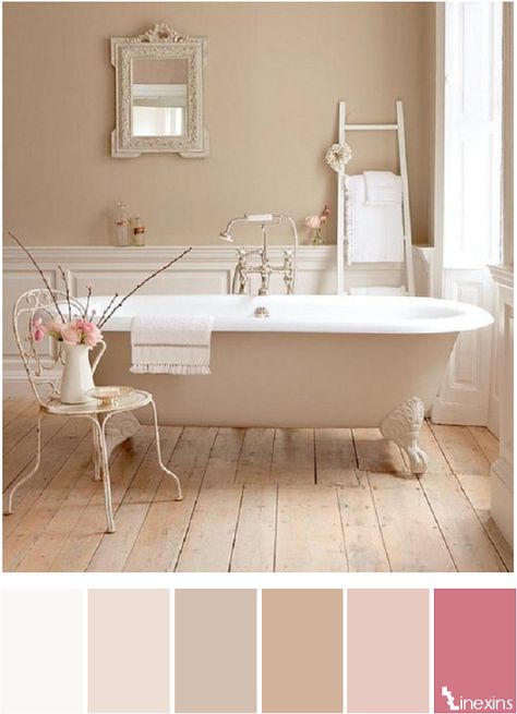 Nos encanta este blog porque nos ayuda a combinar colores y acertar siempre en la decoración. Bedroom Colors Beige, Beige Interiors, Family Room Colors, Beige Interior, Interior Paint Colors, Color Palette Design, Cozy Interior, Interior Deco, Paint Colors For Home