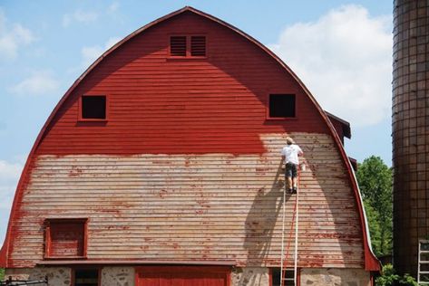 Choosing the paint for your barn can be somewhat tricky if you don’t know where to start. We got you! Check out our top picks of the best barn paint! Barn Restoration, Shed Cabin, Farm Paintings, Best Barns, Wooden Barn, Old Barn Wood, Barn Painting, Farm Tools, Paint Color Schemes