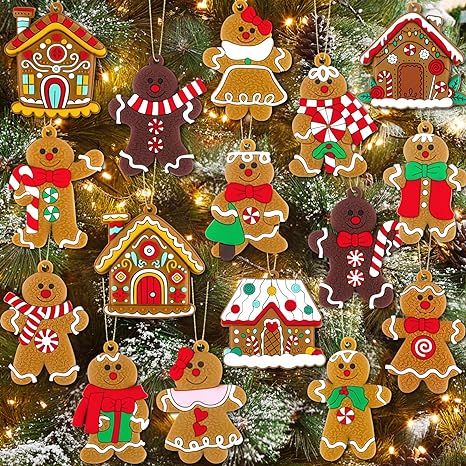 16Pcs Gingerbread Man Ornaments for Christmas Tree Gingerbread Christmas Decorations with Plastic Gingerbread Ornaments Gingerbread House Ornaments for Christmas Tree Hanging Decorations Gingerbread Christmas Decorations, Gingerbread House Ornaments, Gingerbread Man Ornaments, Hanging Decorations Diy, New Year Diy, Ornaments For Christmas Tree, Gingerbread House Decorations, Ornaments For Christmas, Gingerbread Decorations