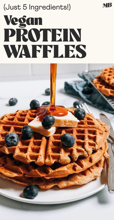 Vegan Protein Waffles, High Protein Waffle Recipe, Waffles Protein, Vegan Pancake Mix, Best Vegan Protein Powder, Dairy Free Protein, Best Vegan Protein, Vegan Nutella, Waffles Easy