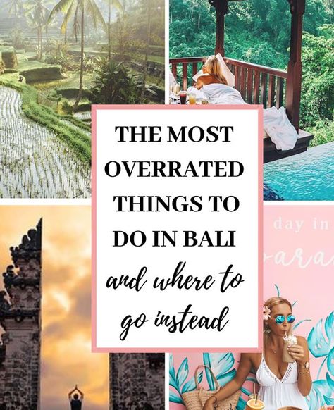 The 10 Most Overrated, Over-crowded, and Most Touristy Things to Do in Bali - Where You Should SKIP, and Where You Still Need to See - JetsetChristina Bali Bucket List, Things To Do In Bali, Bali Baby, Bali Itinerary, Bali Honeymoon, Bali Guide, Voyage Bali, Bali Vacation, Bali Travel Guide