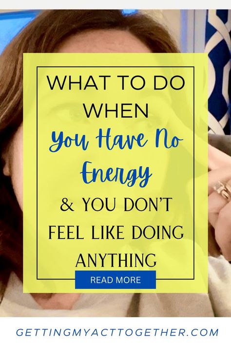 when you have no energy I Have No Energy, How To Get Energy, Homemade Hair Treatments, No Energy, Things To Do Today, How To Get Motivated, Mom Life Hacks, Self Care Bullet Journal, One Small Step