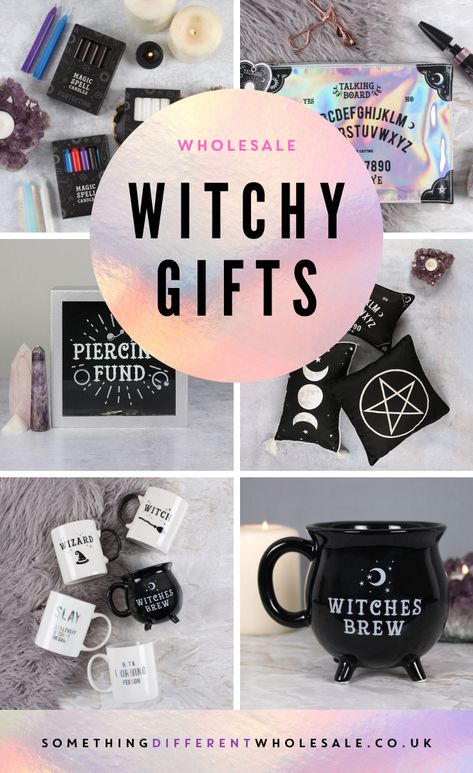 Witch Gift Basket, Diy Witch Gifts, Cricut Witch Projects, Witchy Gifts Ideas, Modern Witch Decor, Witchy Crafts Diy Projects, Witchy Crafts To Sell, Witch Gift Ideas, Wiccan Gifts